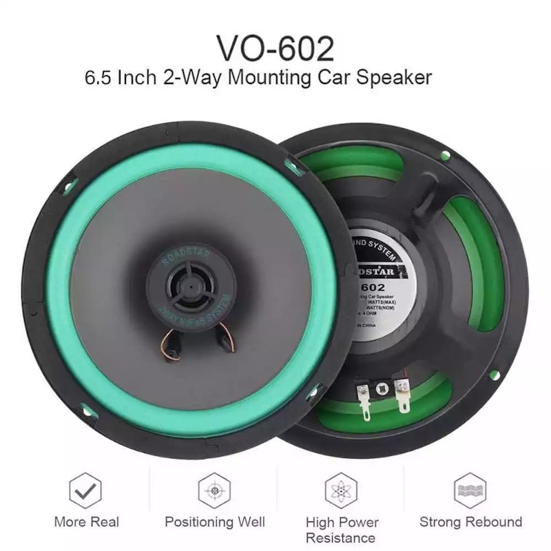 TaffSTUDIO Roadstar Speaker Subwoofer Mobil HiFi 6.5 Inch 3