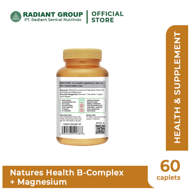 Nature's Health Nature's Health B-Complex + Magnesium