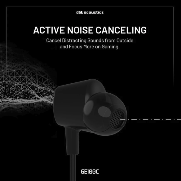 dbE Indonesia dbE Type C ANC Gaming Earphone with Microphone GE100C