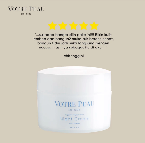 Maharis Group Votre Peau Collagen Booster Night Cream