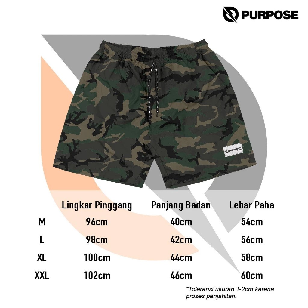  PURPOSE Boardshort Matt Camo