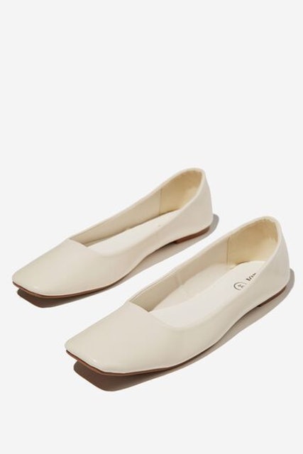 Cotton On Rubi Square Toe Ballet