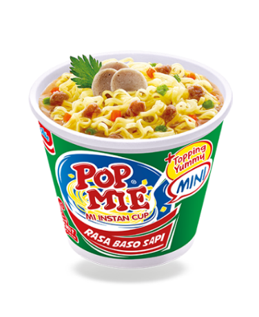 Pop Mie Mini Rasa Baso Sapi