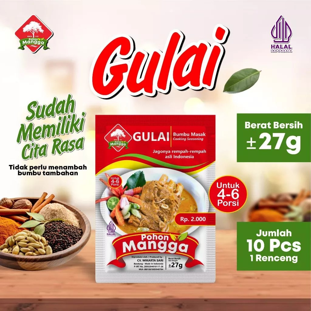 Wikarta Sari Cap Pohon Mangga Bumbu Gulai