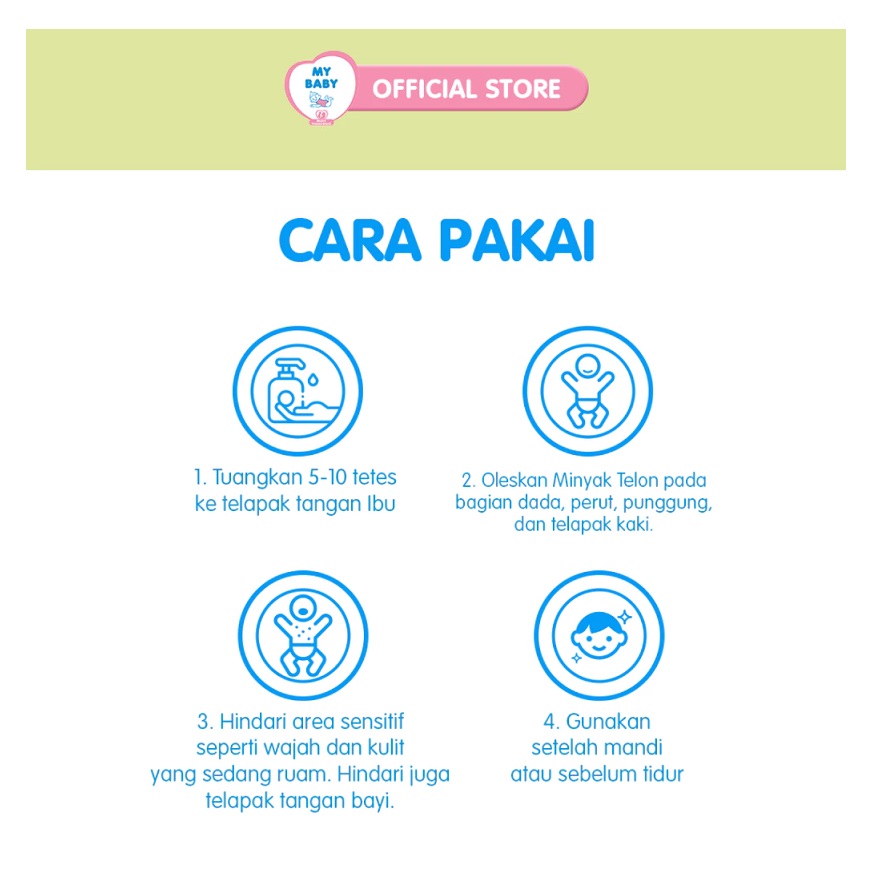 Tempo Scan Pacific MY BABY Minyak Telon Plus Eucalyptus 