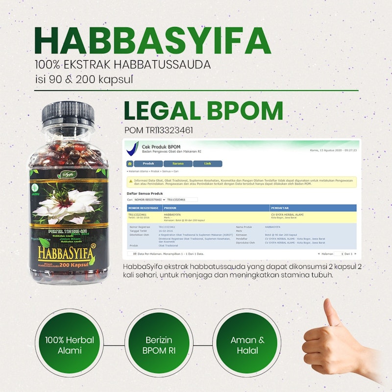 HabbaSyifa Habbatussauda Oil 2
