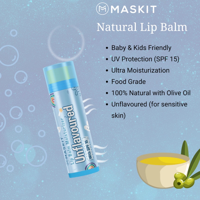 Maskit Lip Balm Moisturizer with SPF 15 3