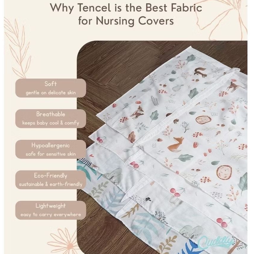 Cuddly Organic Tencel Nursing Cover