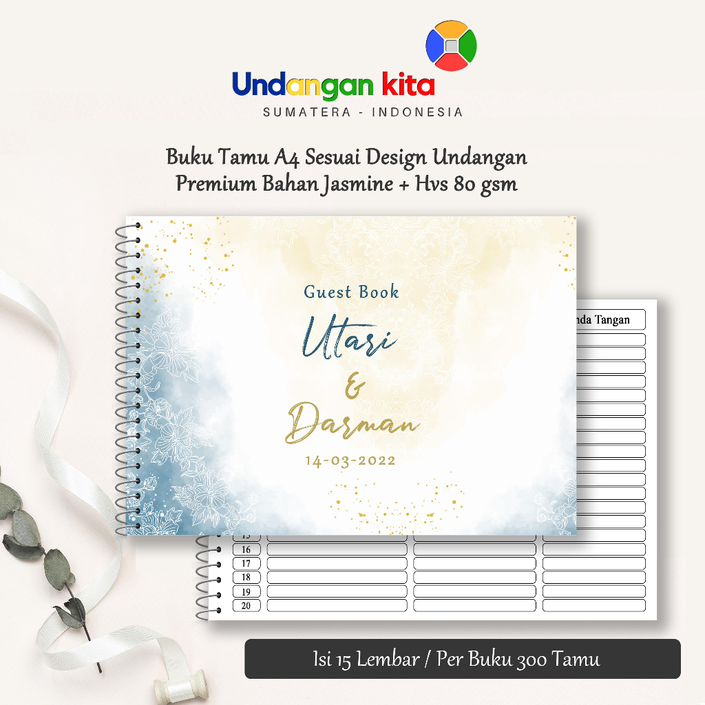 Undangan Kita Buku Tamu Softcover 5