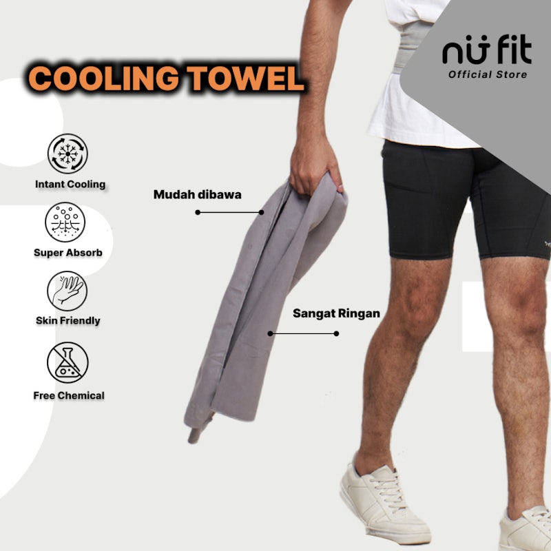 Nü Fit Cooling Towel Pink 2