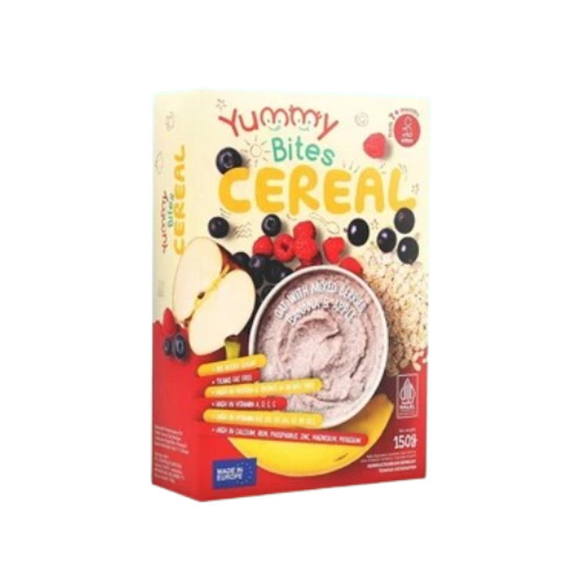 Yummy Bites Cereal Oat Mixed Berry, Pisang & Apel 1
