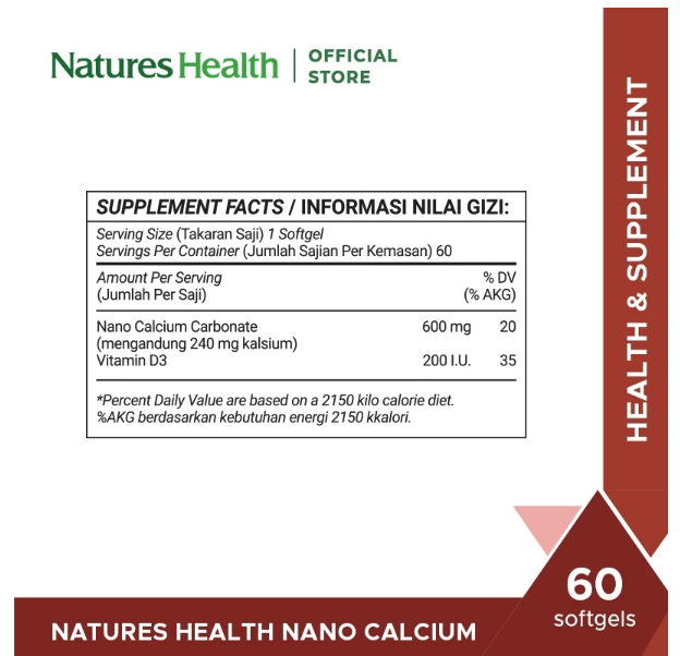 Natures Health Nano Calcium