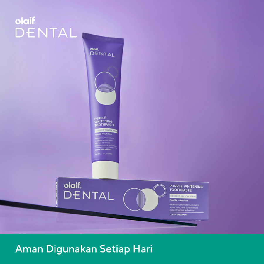 LAIF untuk Indonesia  Olaif Dental Purple Whitening Toothpaste