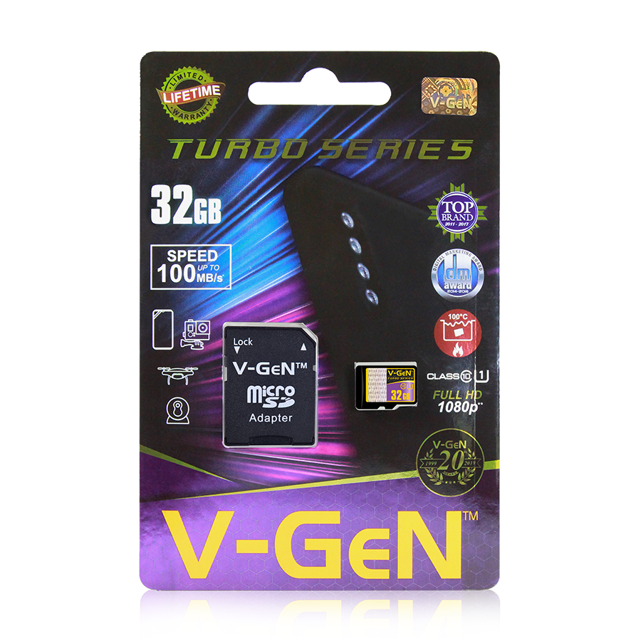 V-GeN V-GeN SD Card Turbo Series 256 GB