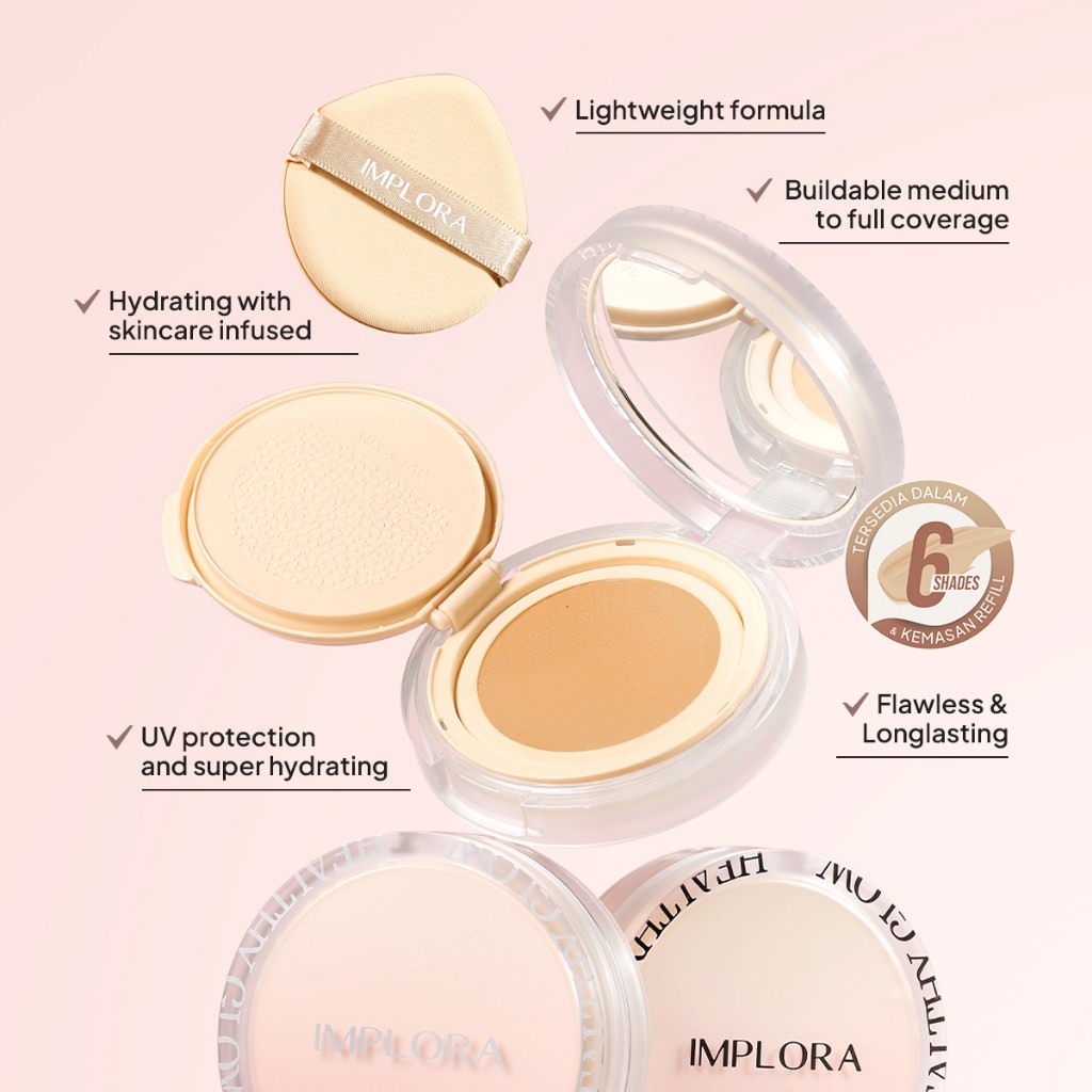 Implora Sukses Abadi Implora Healthy Glow Cushion Linen