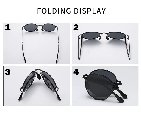 Grey Jack Kacamata Sunglasses Polarized Foldable 