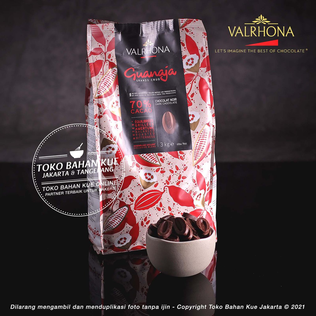 Savencia Fromage & Dairy Valrhona Guanaja 70% Dark Chocolate 100 g