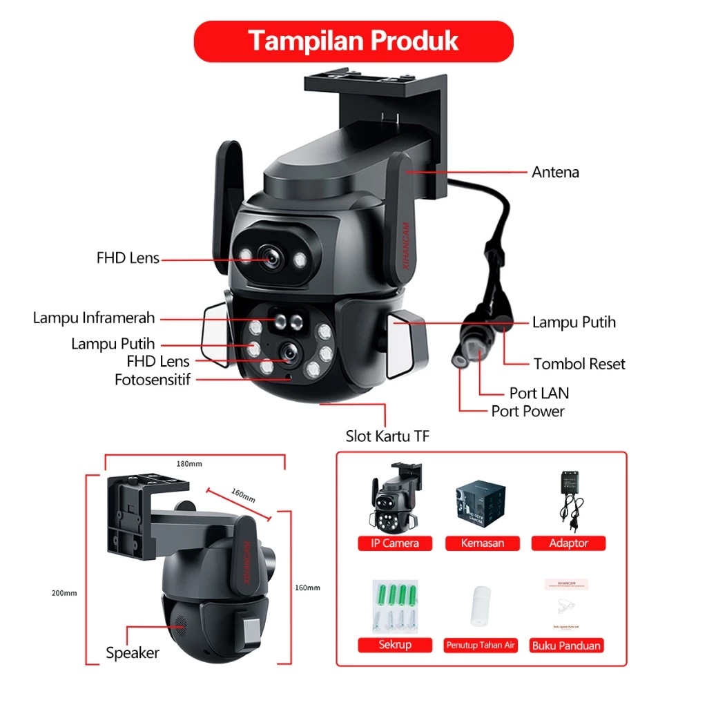 Sun Perkasa Technology Xihancam Dual Lens Camera CCTV