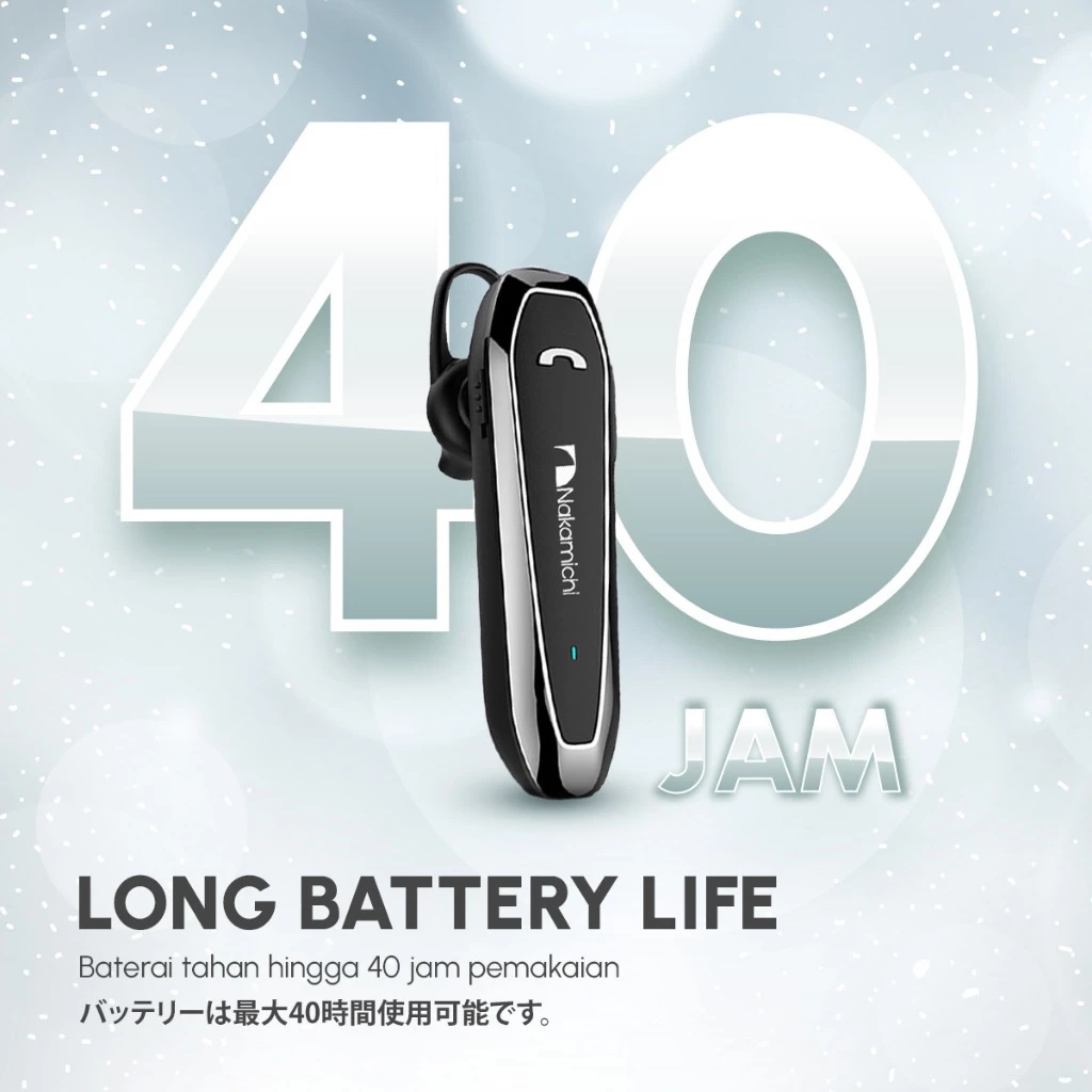 Nimble Holdings Nakamichi  Mono Headset Bluetooth  F6