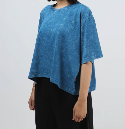  Polosoke Kaos Crop Oversize Snow Wash Sandwash