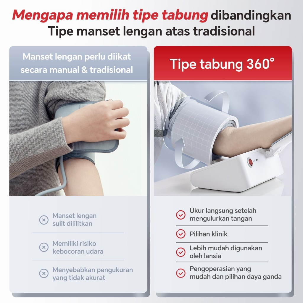 Sinocare Automatic Upper Arm Blood Pressure Monitor BA-820