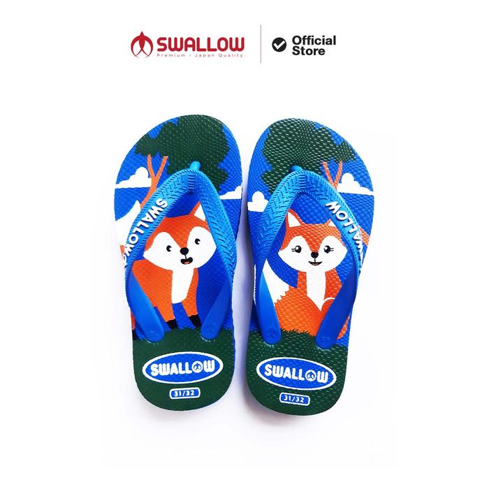 Swallow Sandal Jepit Anak Animal Kids Cute Character
