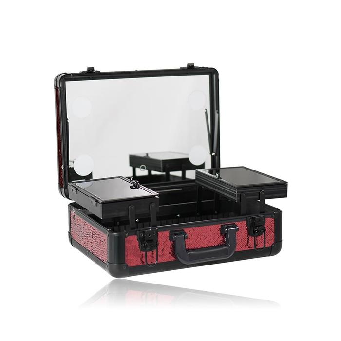 Armando Caruso Armando Caruso Mermaid Sequin Red/Black Beauty Case