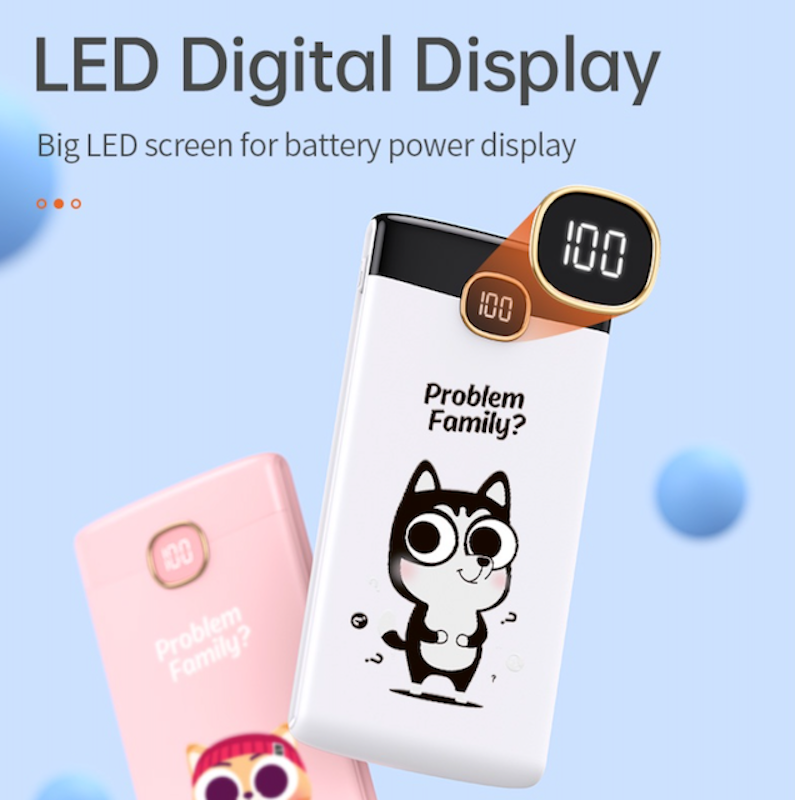 Power Bank Fast Charging LED 4