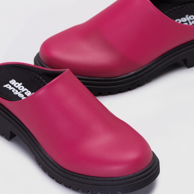 Adorable Projects Emery Mules Fuchsia 5