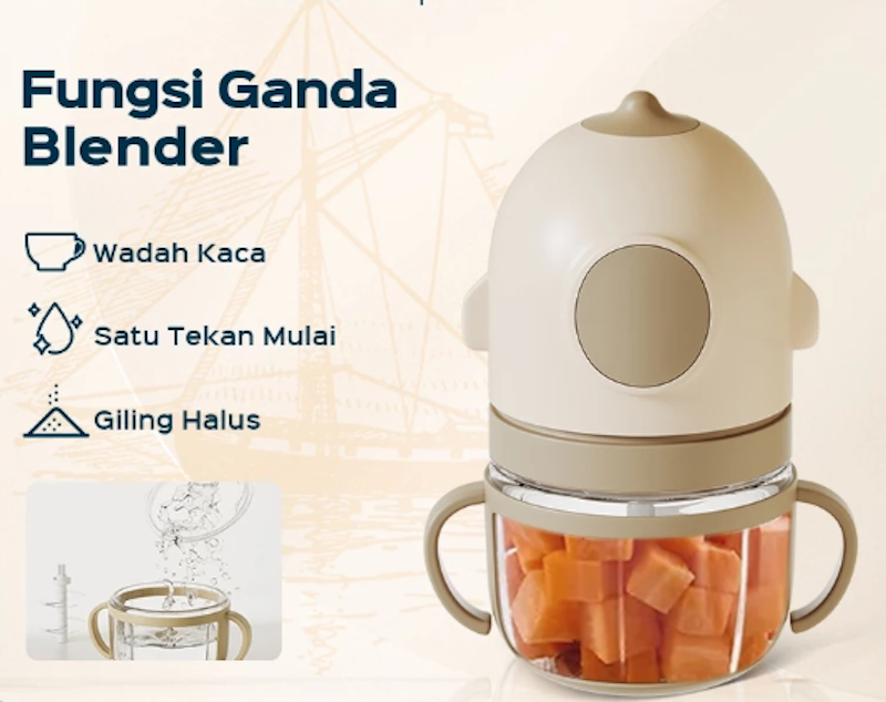 HAN RIVER Blender Food Chopper Bayi 2