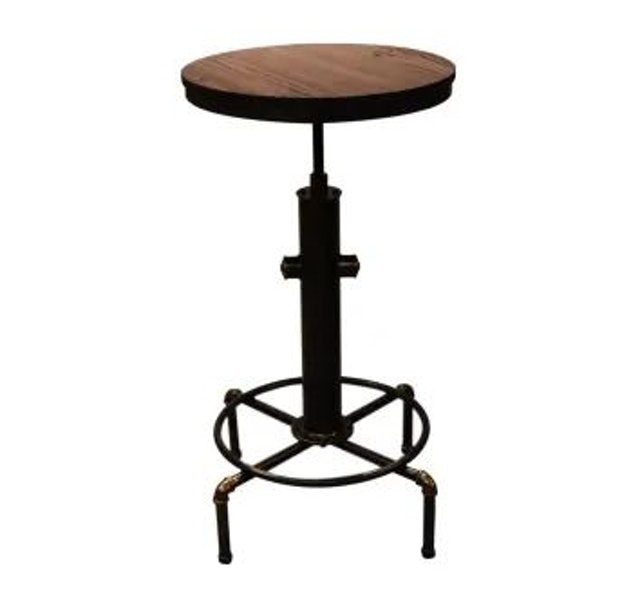 MARSTEN BAR TABLE ANTIQUE BLACK 1