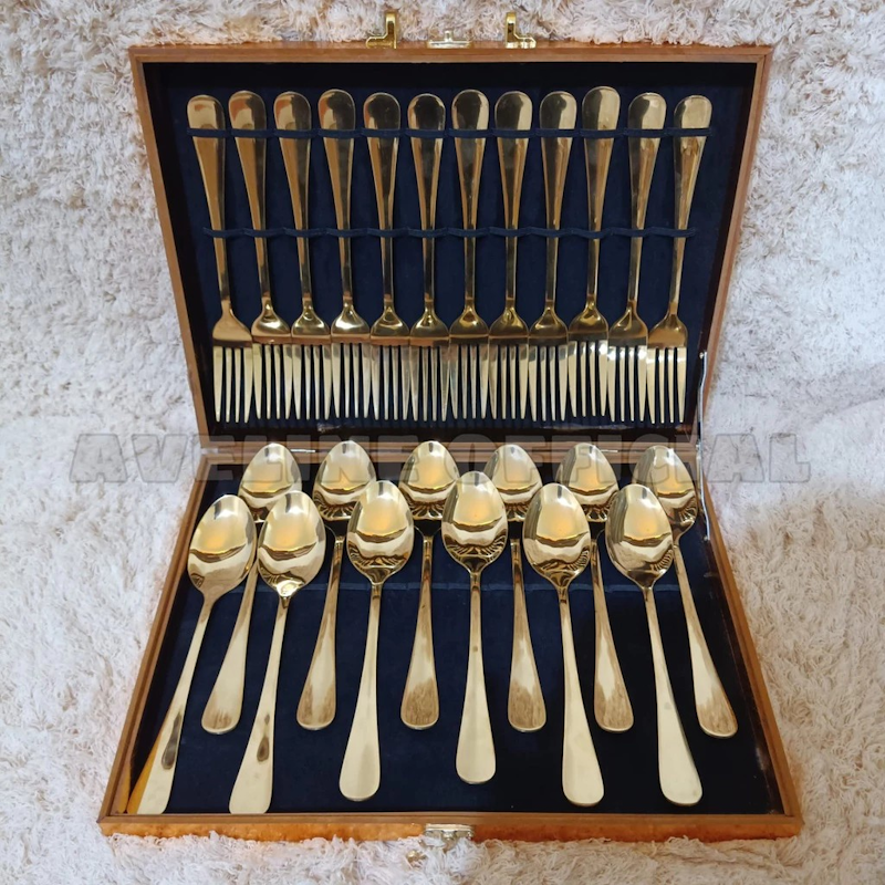 Sendok Sultan Set Elegant Gold 24 Box 2