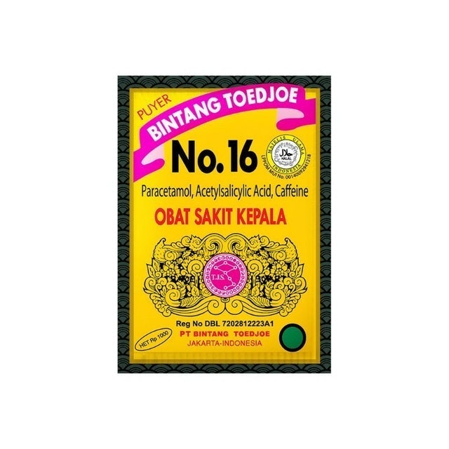 Puyer Bintang Toedjoe No. 16