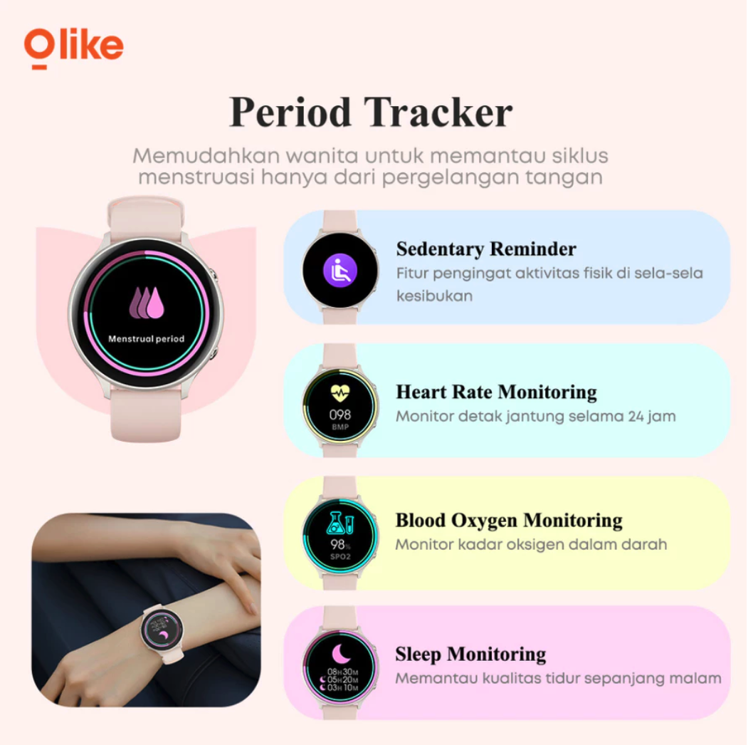 Oase Teknologi Asia OLIKE Interstellar Smartwatch  FW1