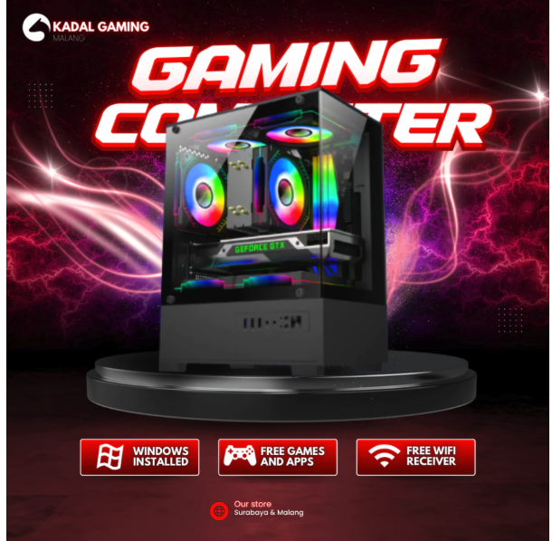 Kadal Gaming Rakitan PC Gaming Intel Core i5 4570 VGA Geforce GTX 750 TI