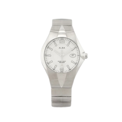 Alba Quartz White Dial