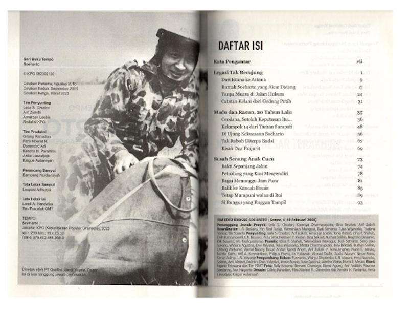 Seri TEMPO Soeharto 3