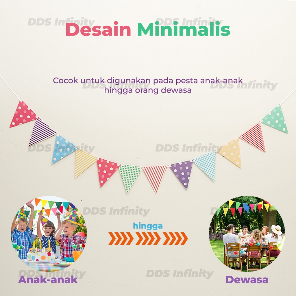 Bunting Flag Segitiga 3