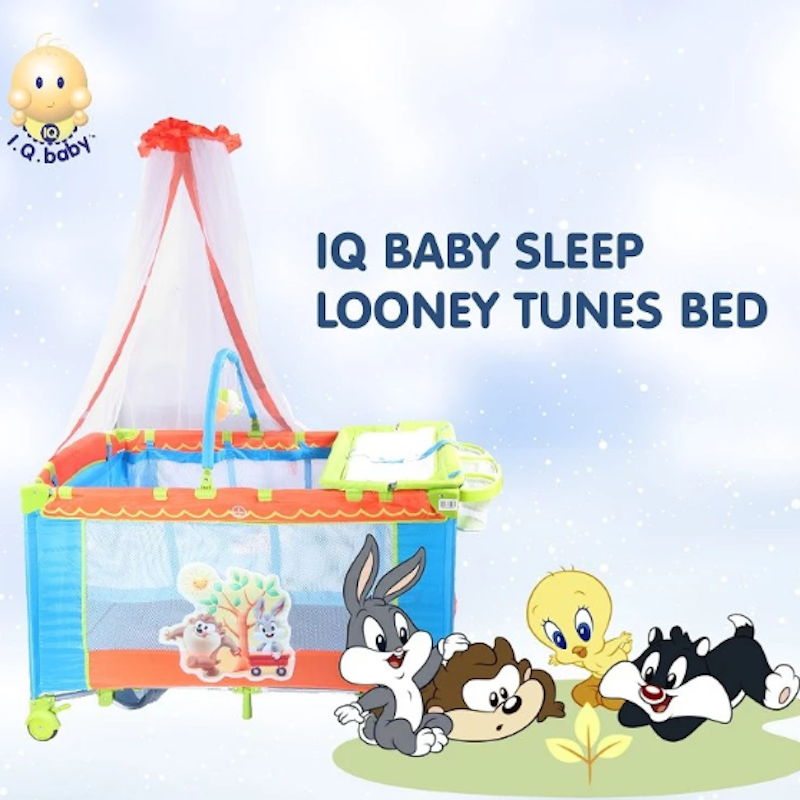 I.Q. BABY Baby Looney Tunes Baby Playpen 2