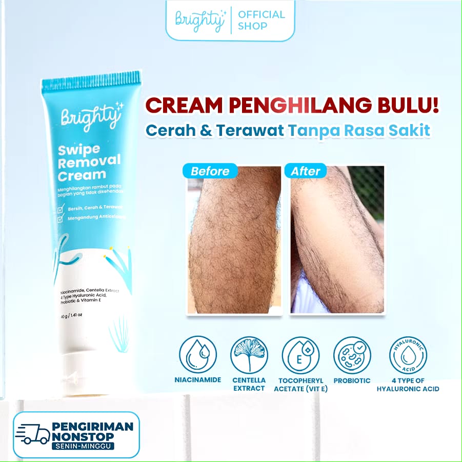 Brighty Global Sinergi Brighty Swipe Removal Cream