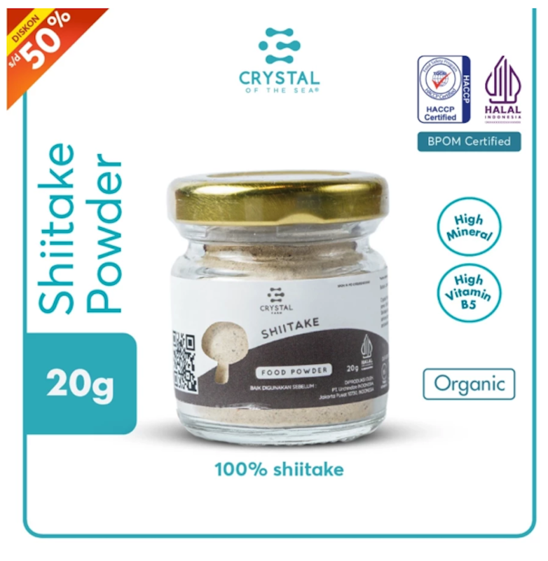Crystal of The Sea Shiitake Mushroom Powder 3