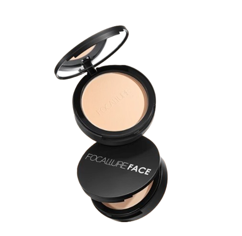 FOCALLURE Oil-control Pressed Powder #01 Lvory 1