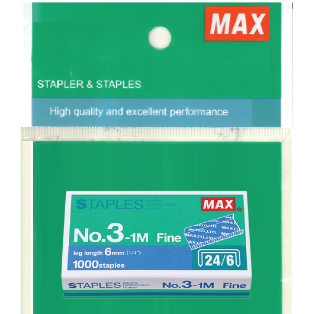 MAX  Staples No.3-1M