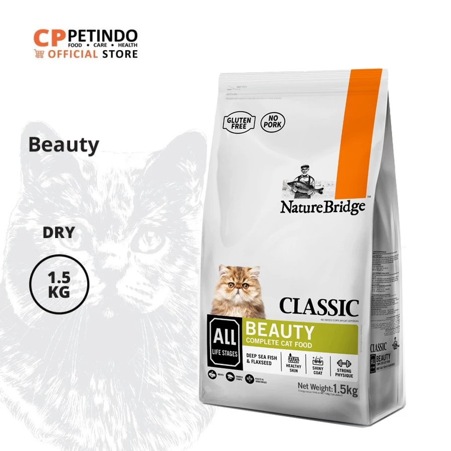 Nature Bridge Classic Beauty Complete Cat Food All Life Stages 2
