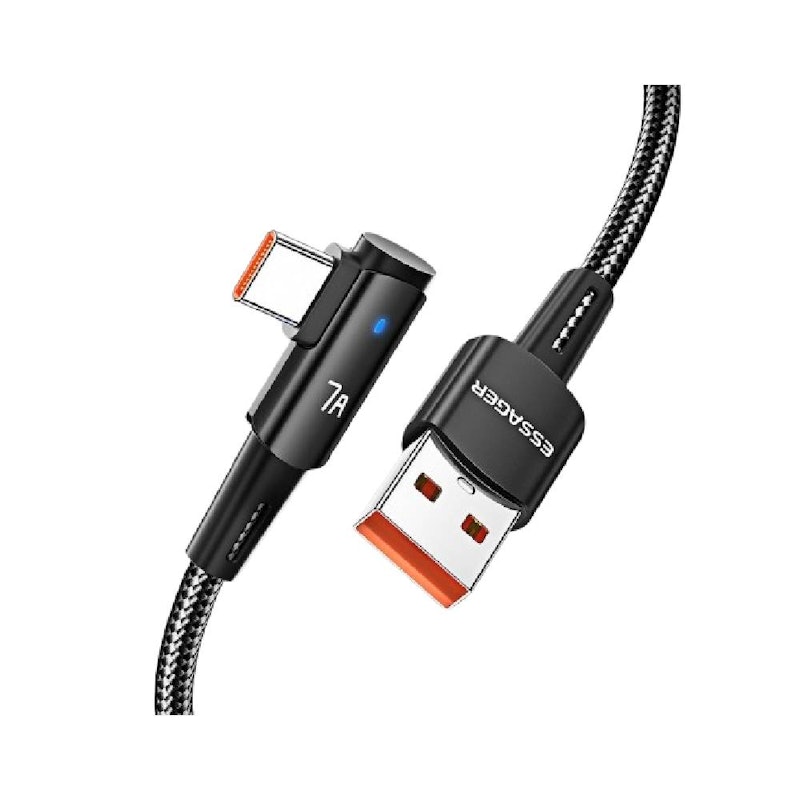 Essager 7A 100W Quick Charging USB-A to USB-C Data Cable 1