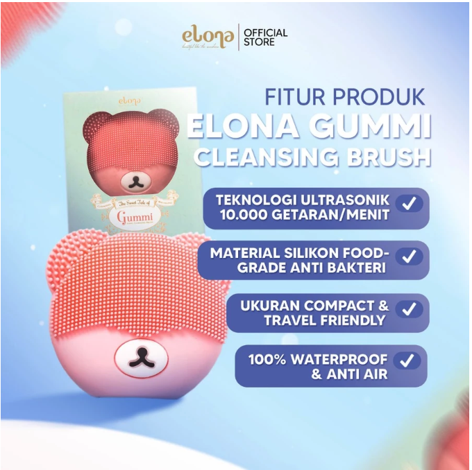  Elona Gummi Sonic Cleansing Brush