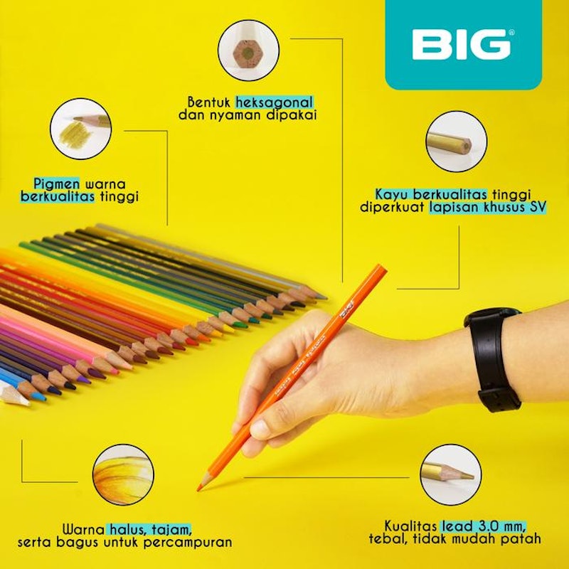 BIG® Pensil Warna 3