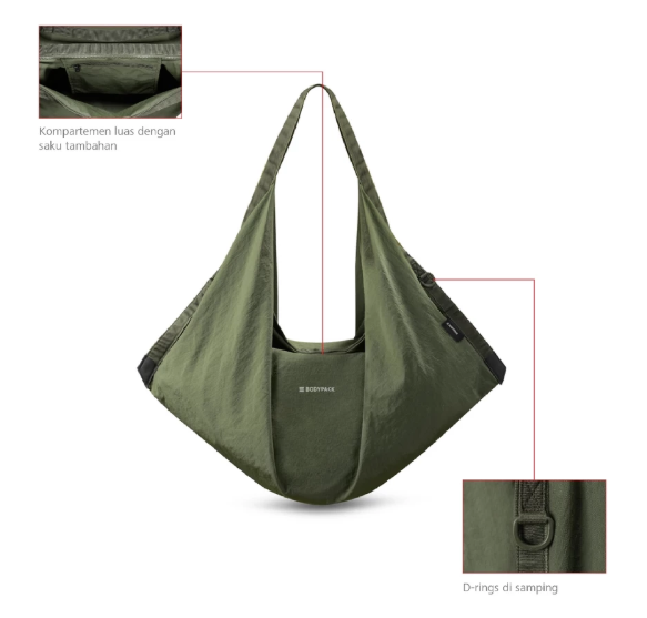 Eksonindo Multi Product Industry Bodypack Audagami 1.0 Tasuki Bag