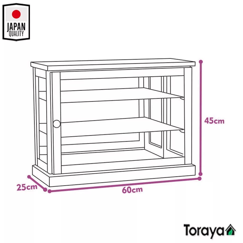 Toraya Lemari Kaca Dekorasi Display Hobby