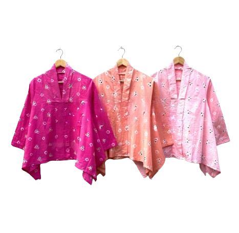 Sarra Batik Blus Kartini Jumputan Pink Series